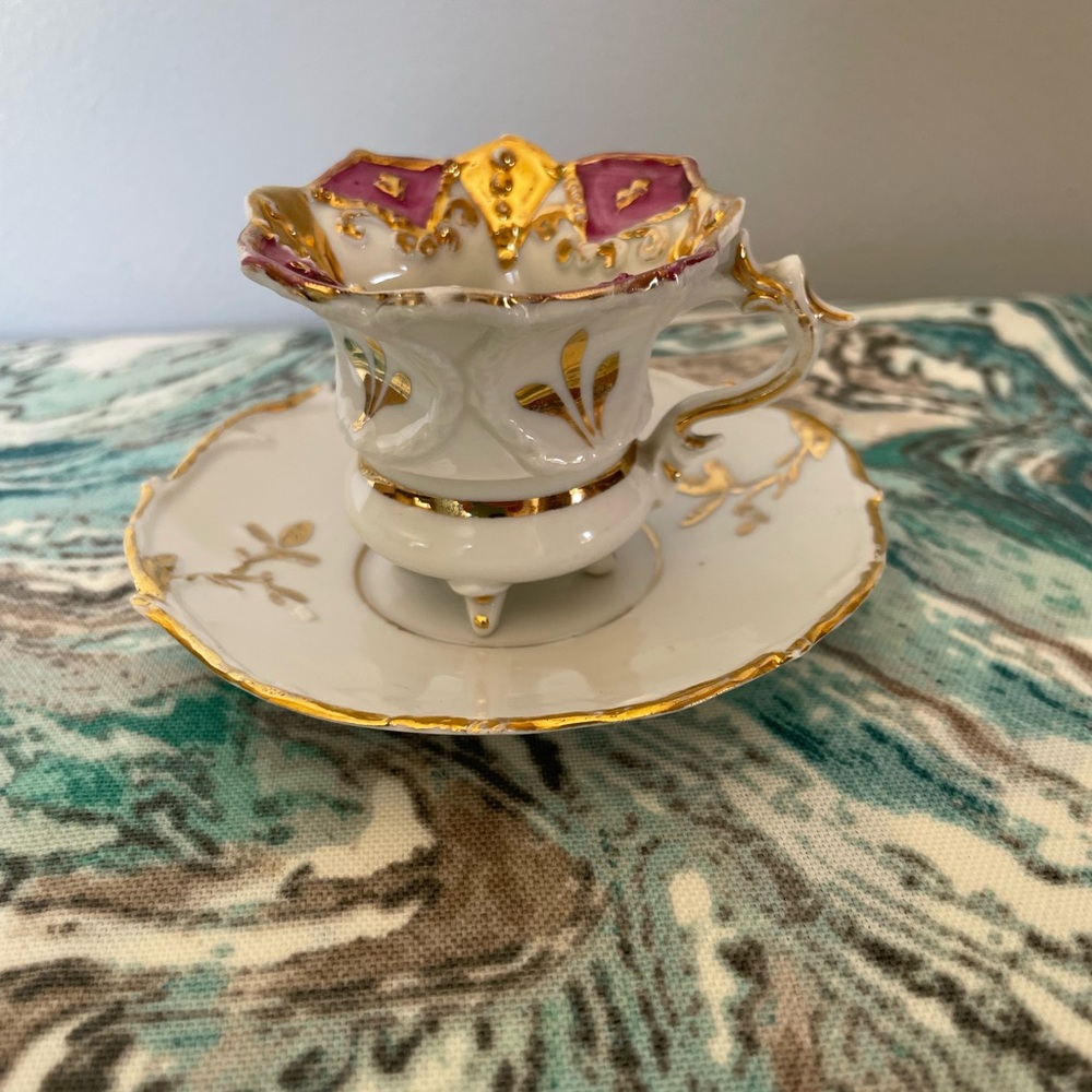 Vintage Miniature Cup and Saucer